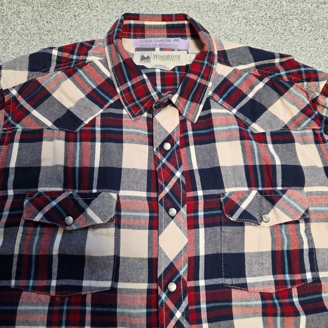 Wind River 윈드리버 웨스턴 셔츠 L-XL(100-105) 상품이미지2