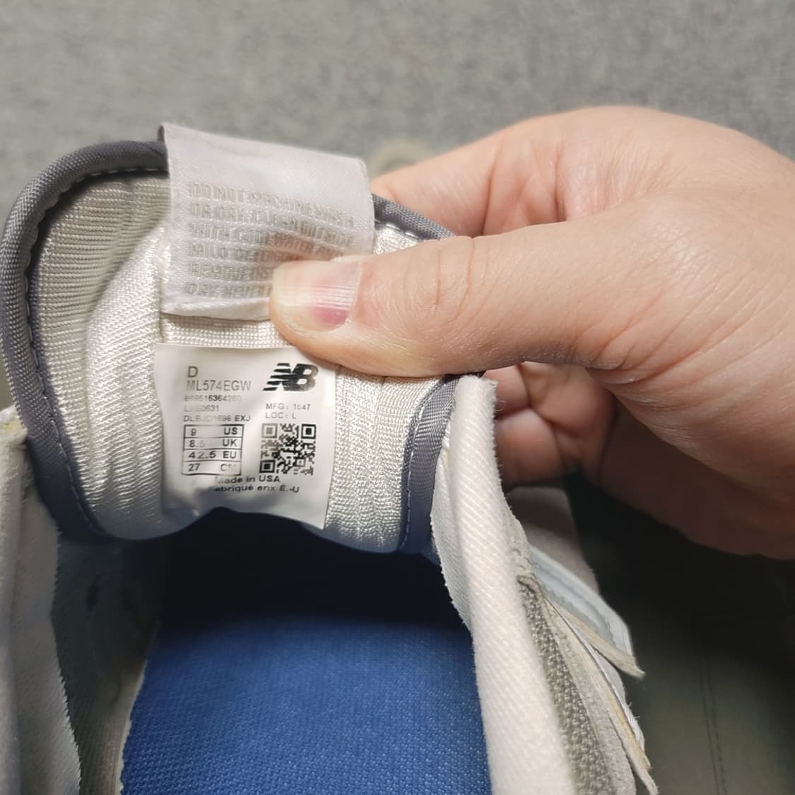 [270] 뉴발란스 574 그레이 운동화 상품이미지7