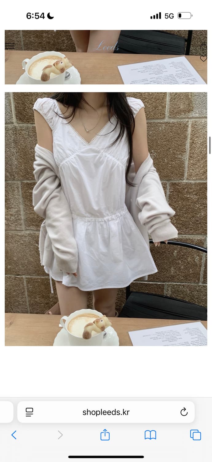 리즈 캐시미어 가디건 라벤더 컬러 상품이미지9