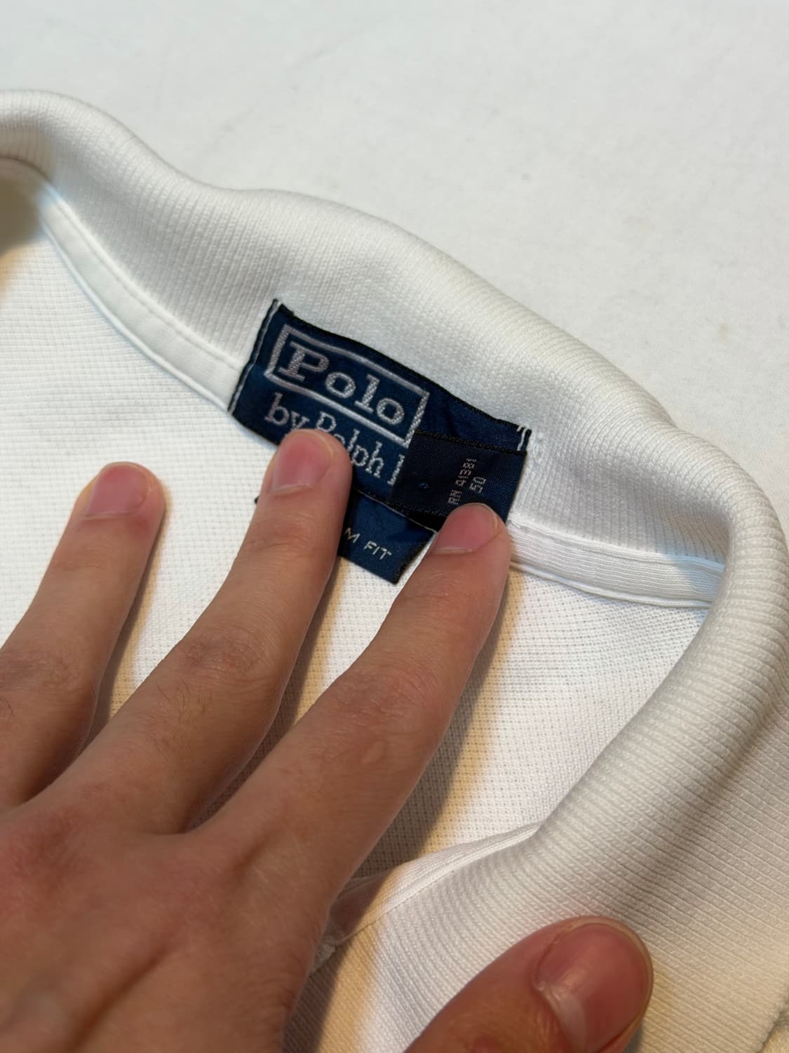 폴로 랄프로렌 빅포니 카라티 화이트 상품이미지3