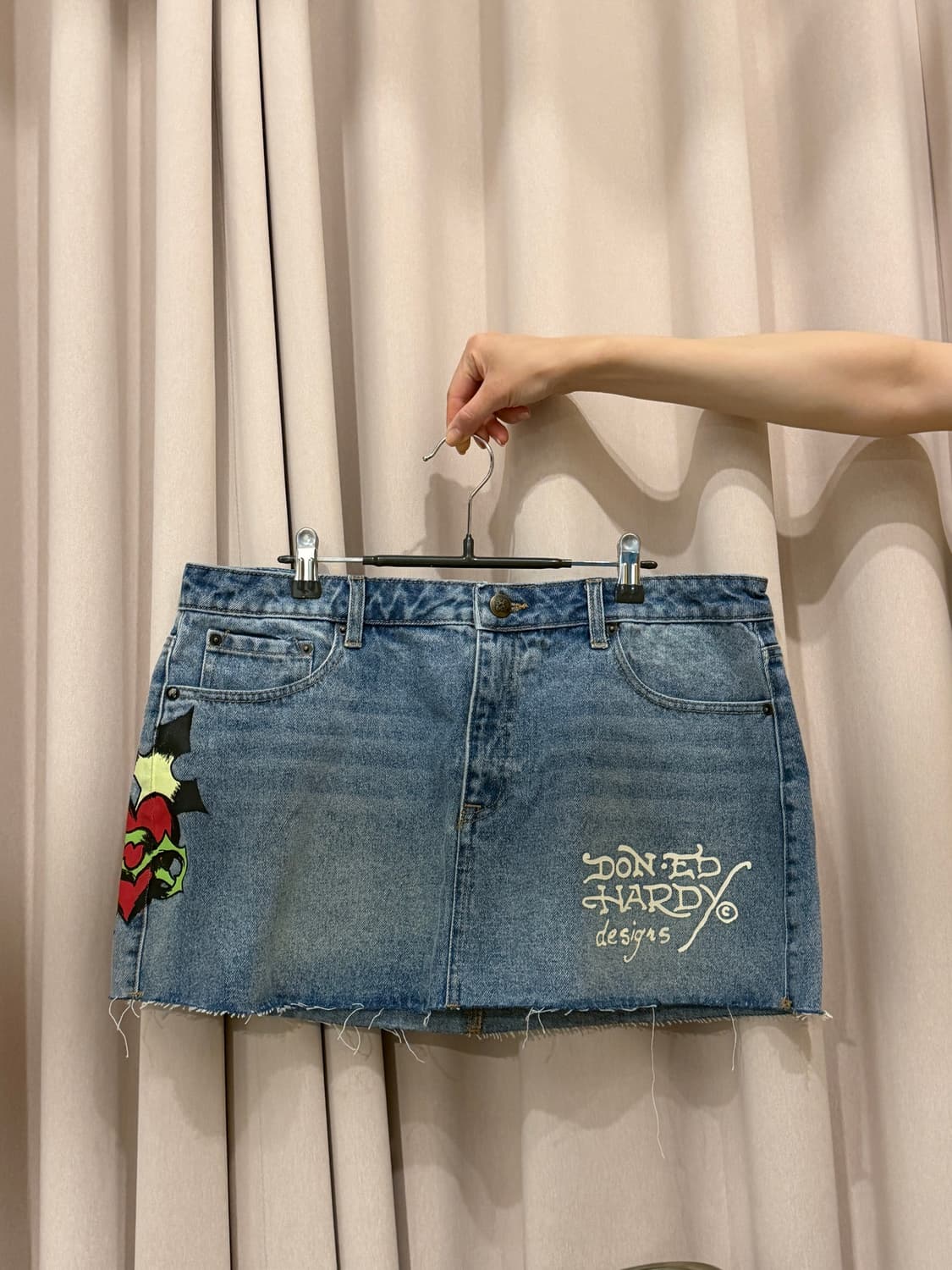 에드하디 ed hardy 데님 스커트 청치마 상품이미지2
