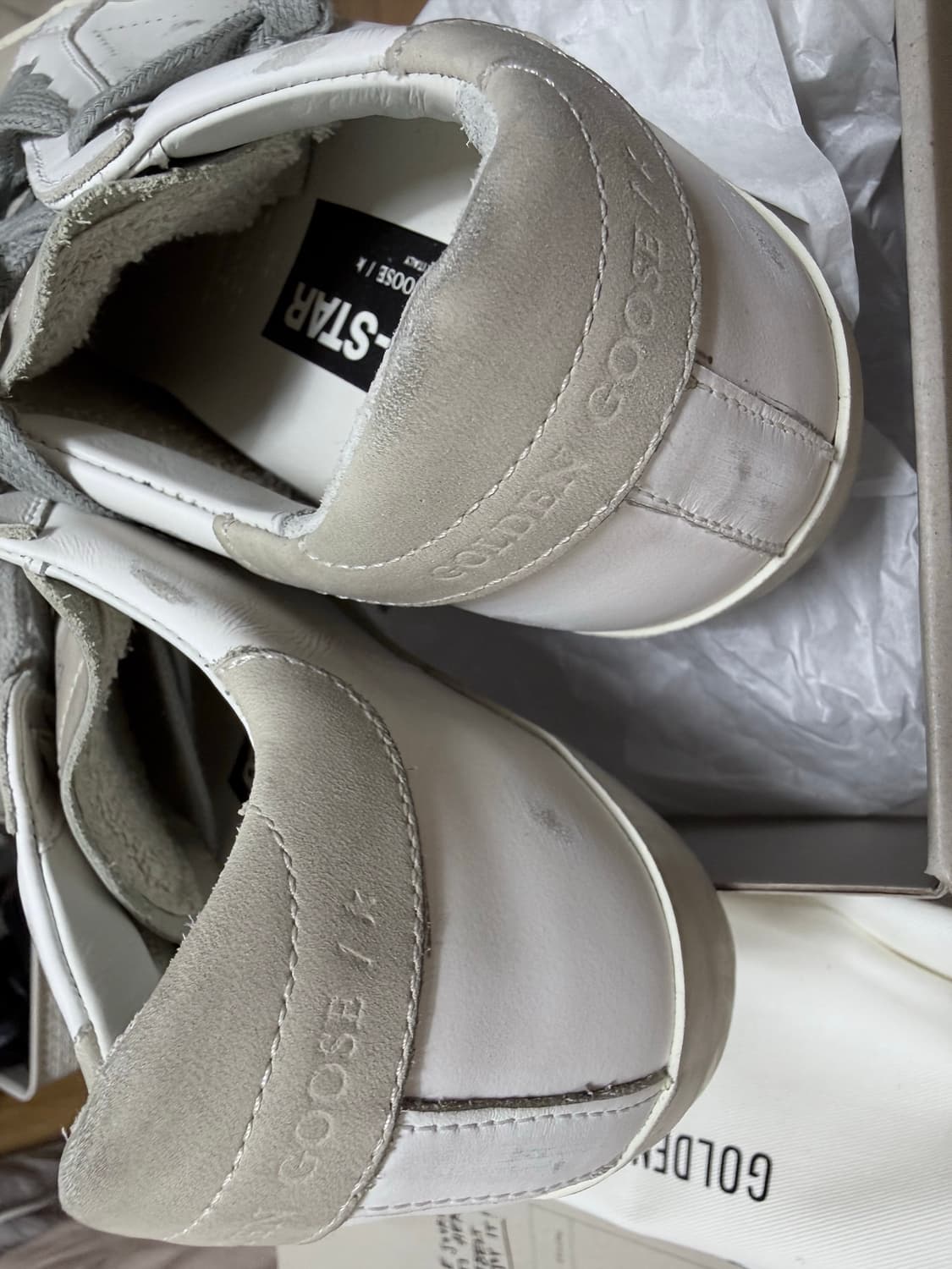 골든구스 슈퍼스타 스케이트 화이트 36 상품이미지5