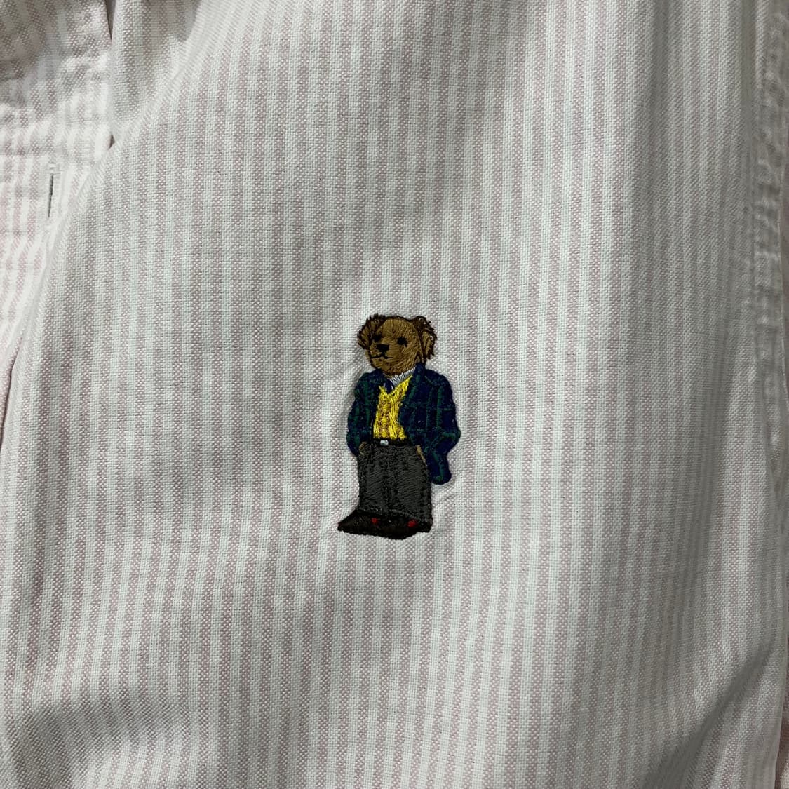 120 폴로 옥스포트 스트라이프 베어 셔츠 상품이미지2