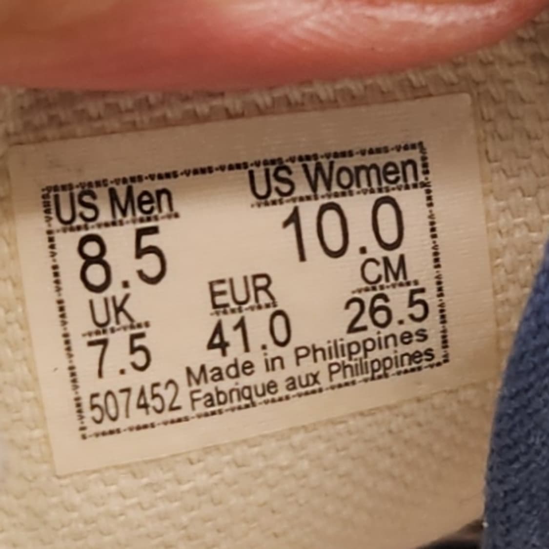 oo 반스 스타일36 뎃님 남섬뮬265 상품이미지6