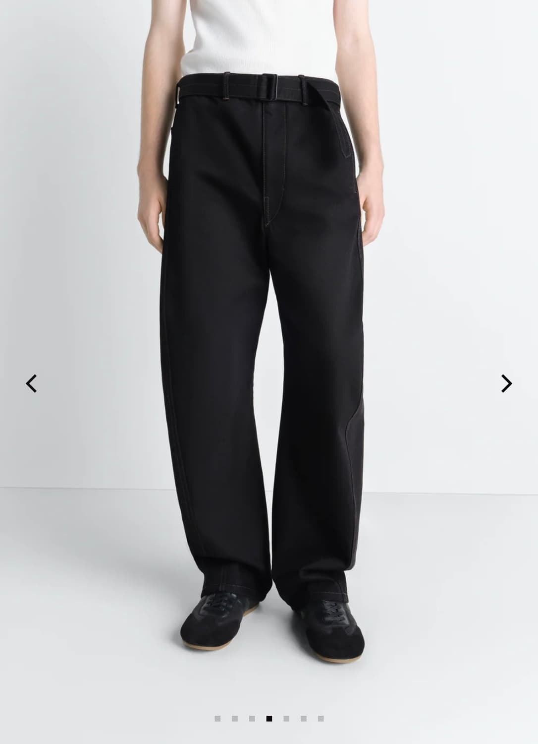 Lemaire 르메르 26SS 트위스티드 벨티드 팬츠L 상품이미지2