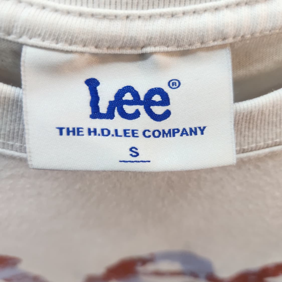 LEE 리 빅로고 페인팅 그래픽 반팔티 S(M) 상품이미지5