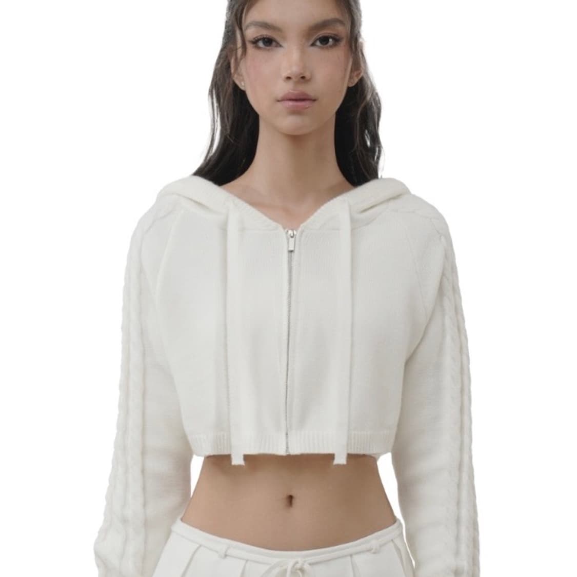 클리시어 슈슈 후드집업 + 튜브탑 Chouchou zip-up, top 상품이미지1