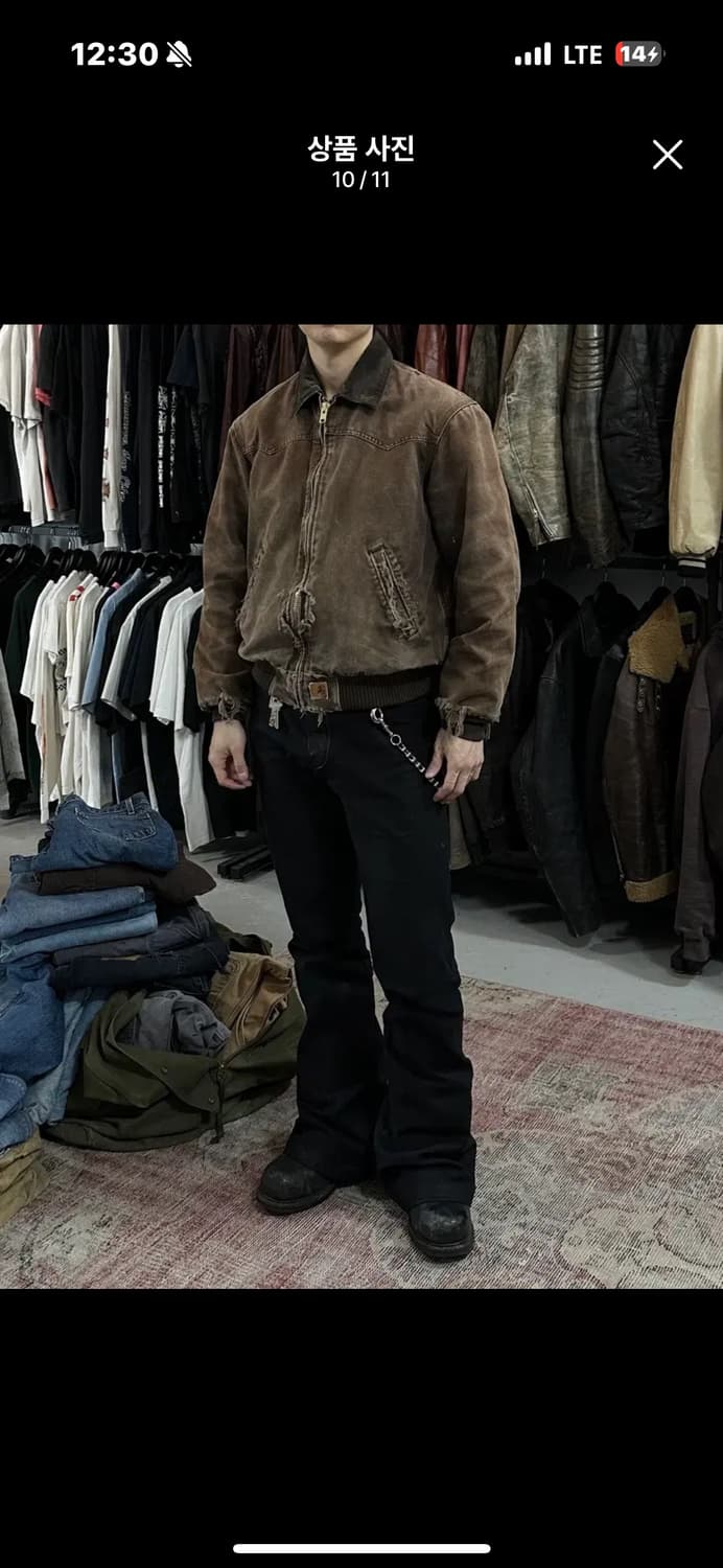 [M] 00's OG 칼하트 J14 산타페 자켓 칼하트 DKB 디트로이트 상품이미지7