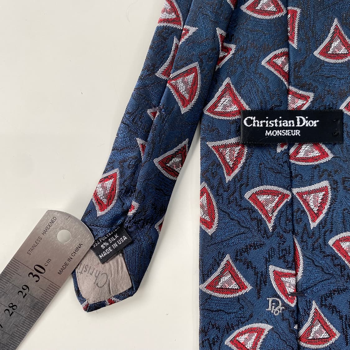 크리스찬 디올(Dior) 심플로고 명품 정품넥타이 상품이미지4