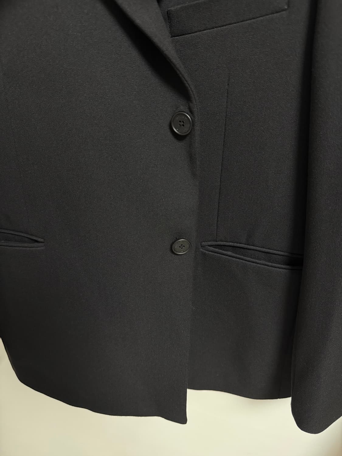 블랙 블레이저 자켓 (오버핏) 상품이미지3