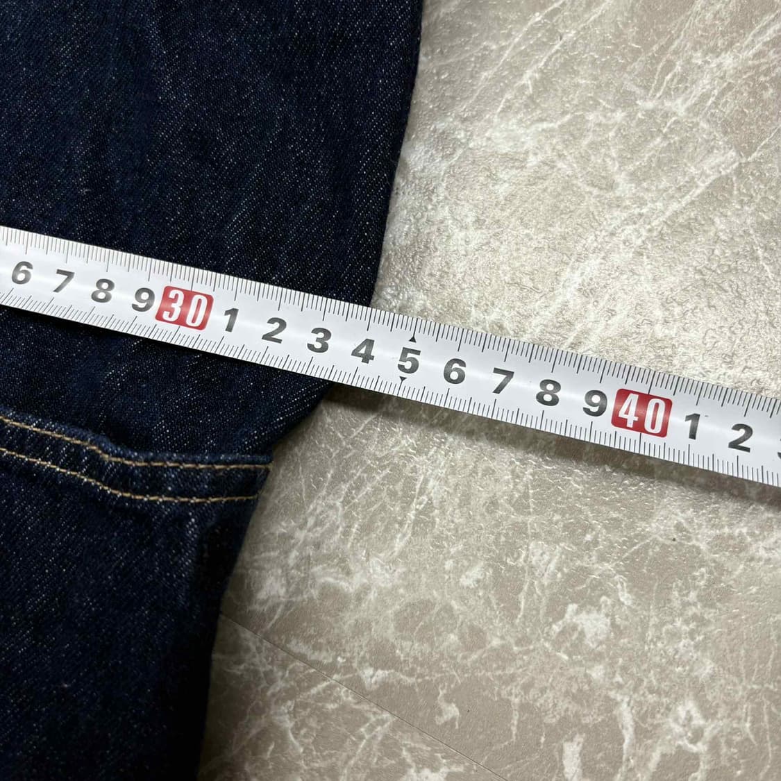 그라미치 락 슬라이드 다크 인디고 카펜더 데님 팬츠(XL) 상품이미지6