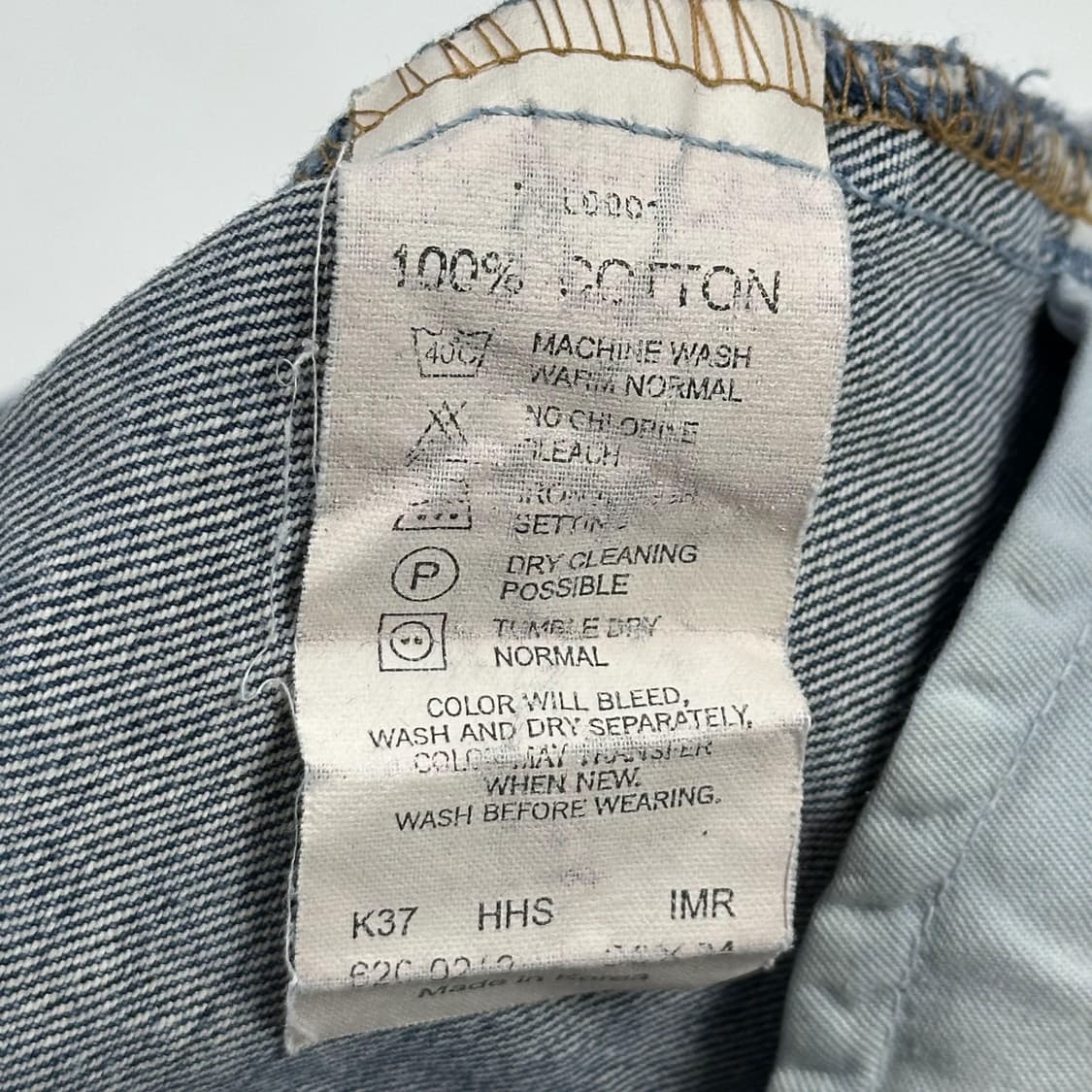 34 리바이스 620 오리지널 와이드핏 데님팬츠 상품이미지6