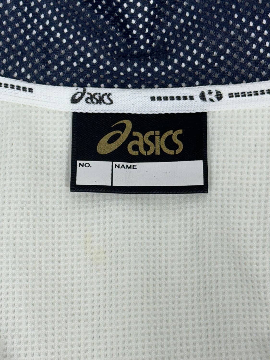 아식스 화이트 사이드 라인 오버핏 바람막이 자켓 상품이미지7