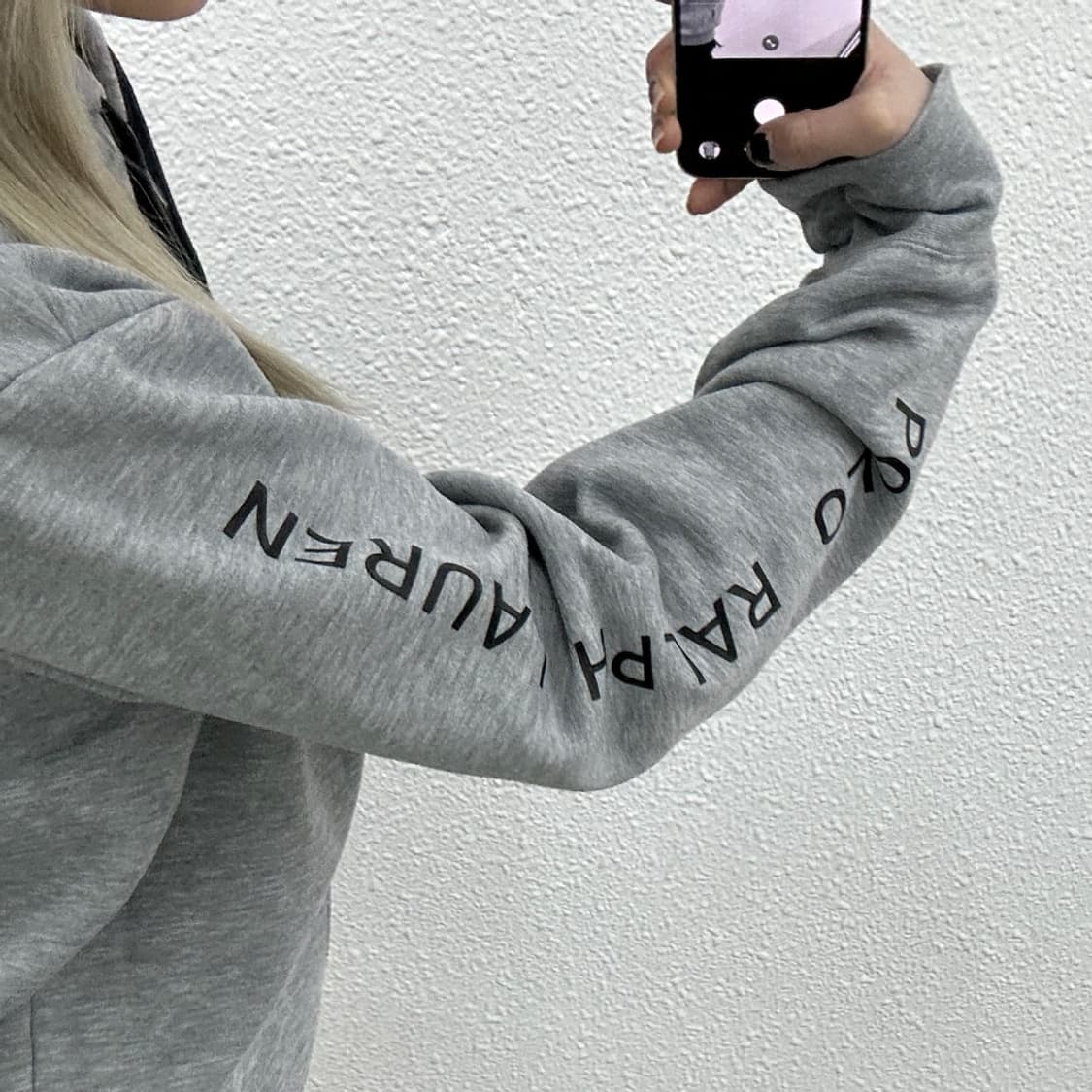 폴로 랄프로렌 블랙 빅포니 그레이 후드집업 M 상품이미지2