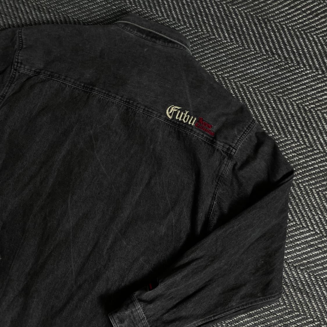 00s 후부 올드스쿨 박시핏 데님 캔버스 셔츠y 3353 상품이미지8