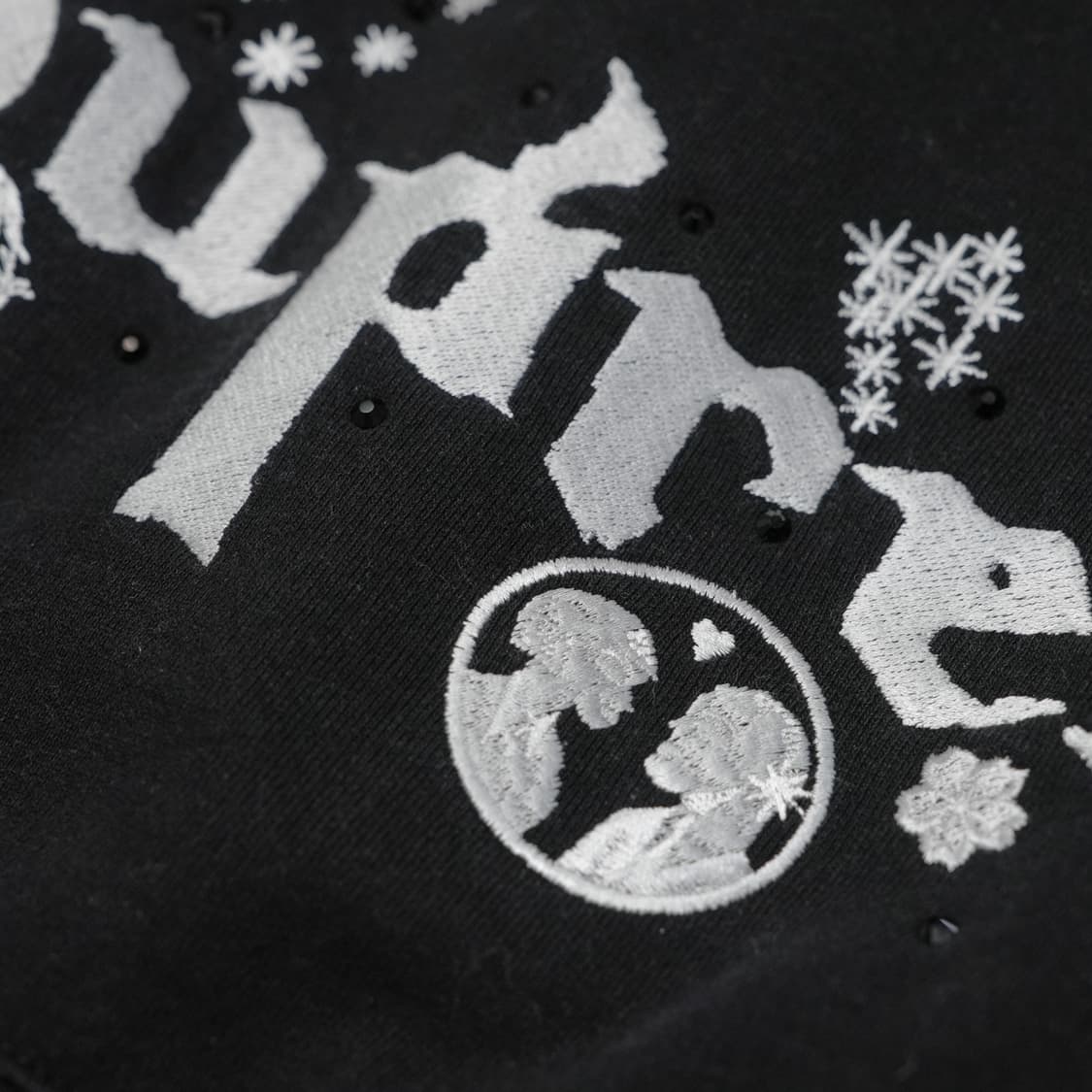 [XL] 슈프림 아오이 집업 후드 스웨트셔츠 블랙 상품이미지10