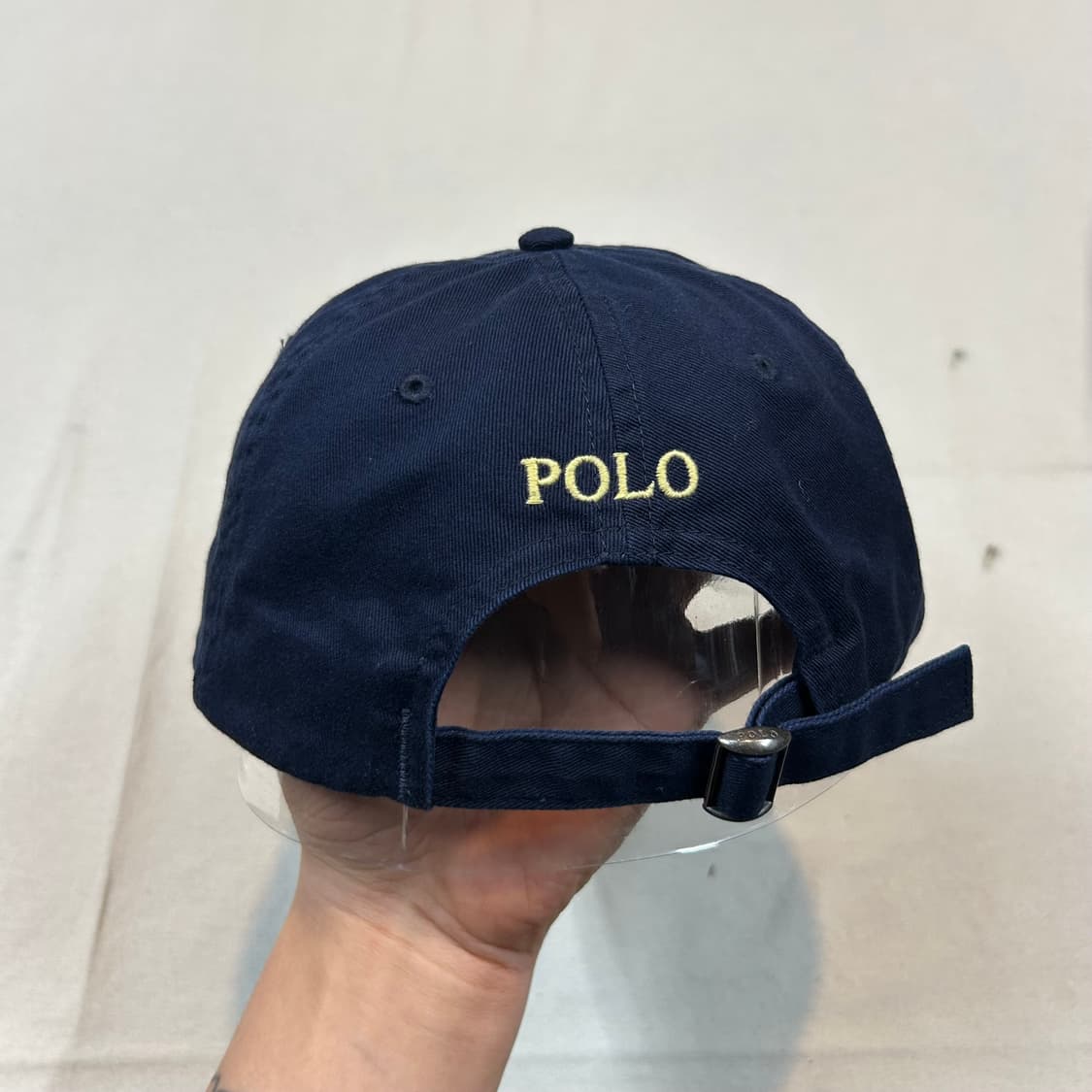 폴로 랄프로렌 아이코닉 치노 볼캡 모자 네이비 상품이미지4