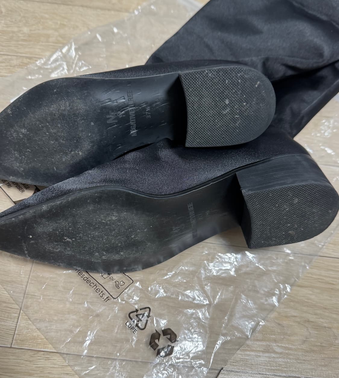 네거티브쓰리 부츠 Satin Kimera Boots BLACK 상품이미지2