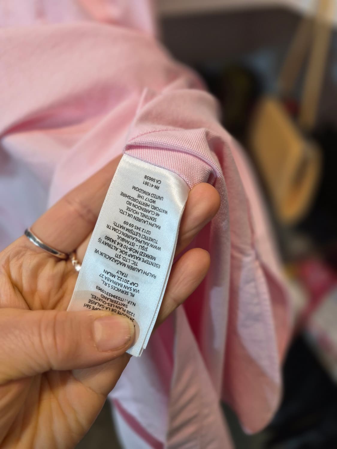 폴로 랄프로렌 핑크 셔츠 원피스 상품이미지6