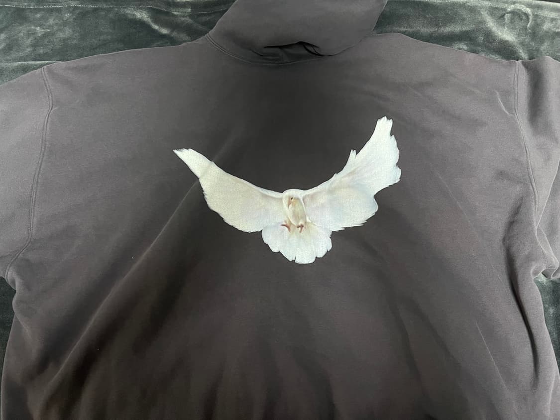 YEEZY GAP BALENCIAGA DOVE HOODIE DRK GRY 상품이미지6