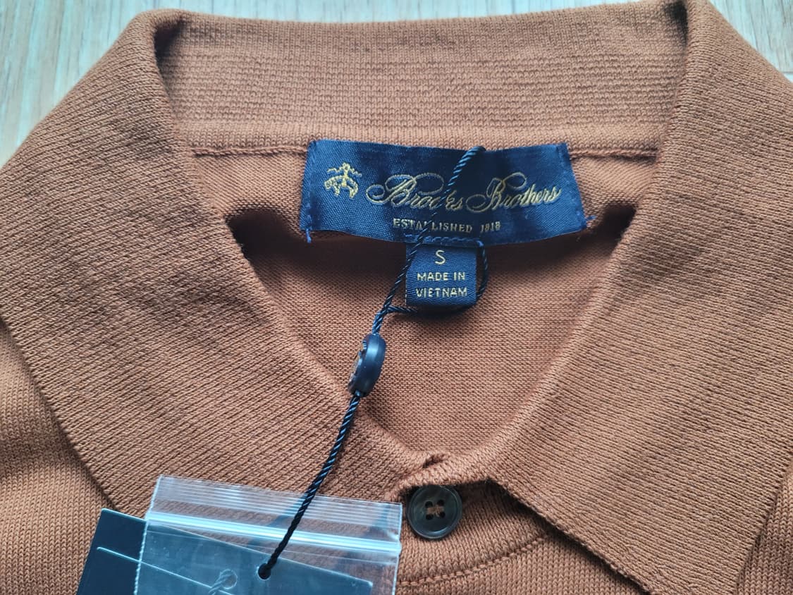 브룩스브라더스 코튼 폴로 반팔 스웨터 s(95) 상품이미지3