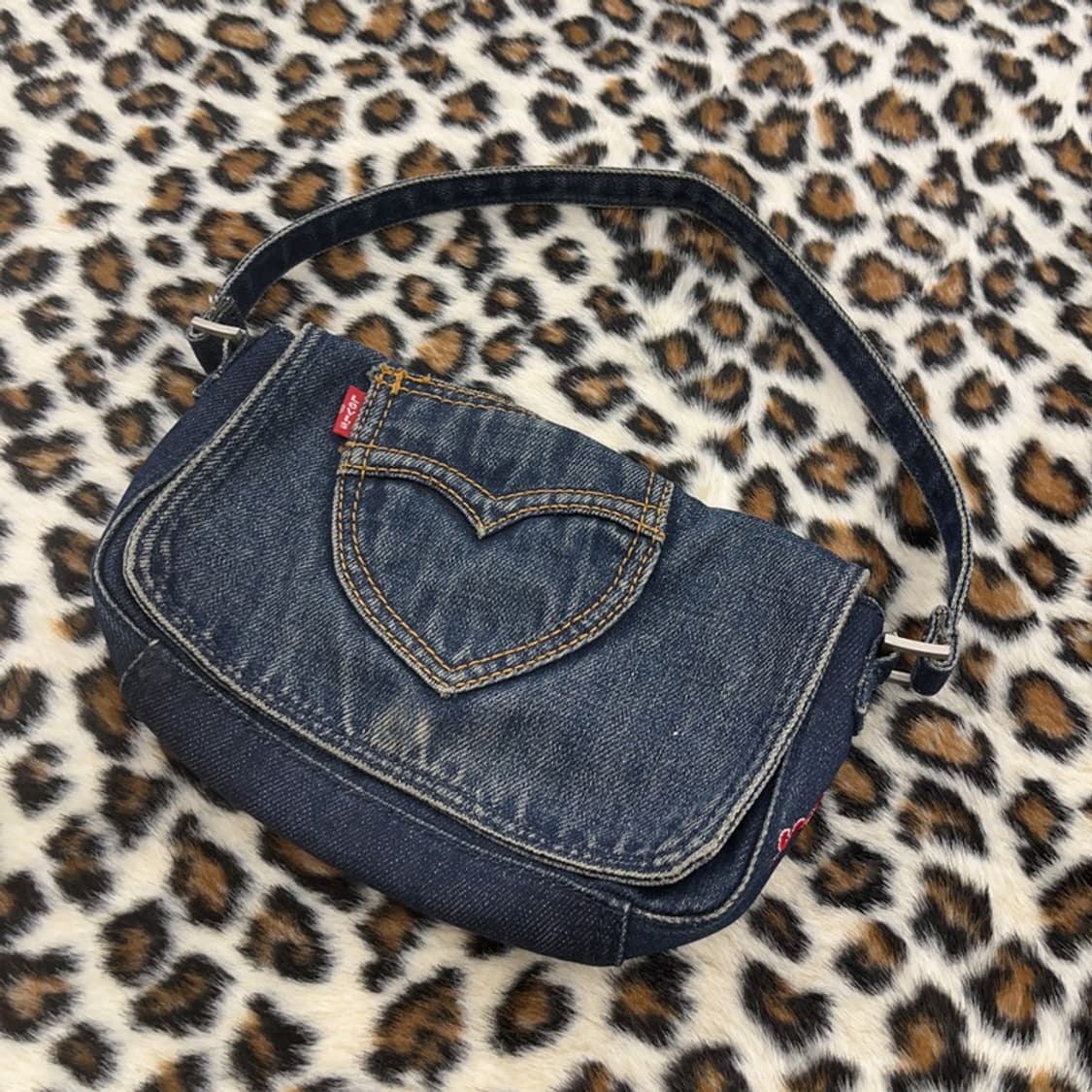 리바이스 올드스쿨 빈티지 레트로 데님 숄더백 호보백 C09606 상품이미지3