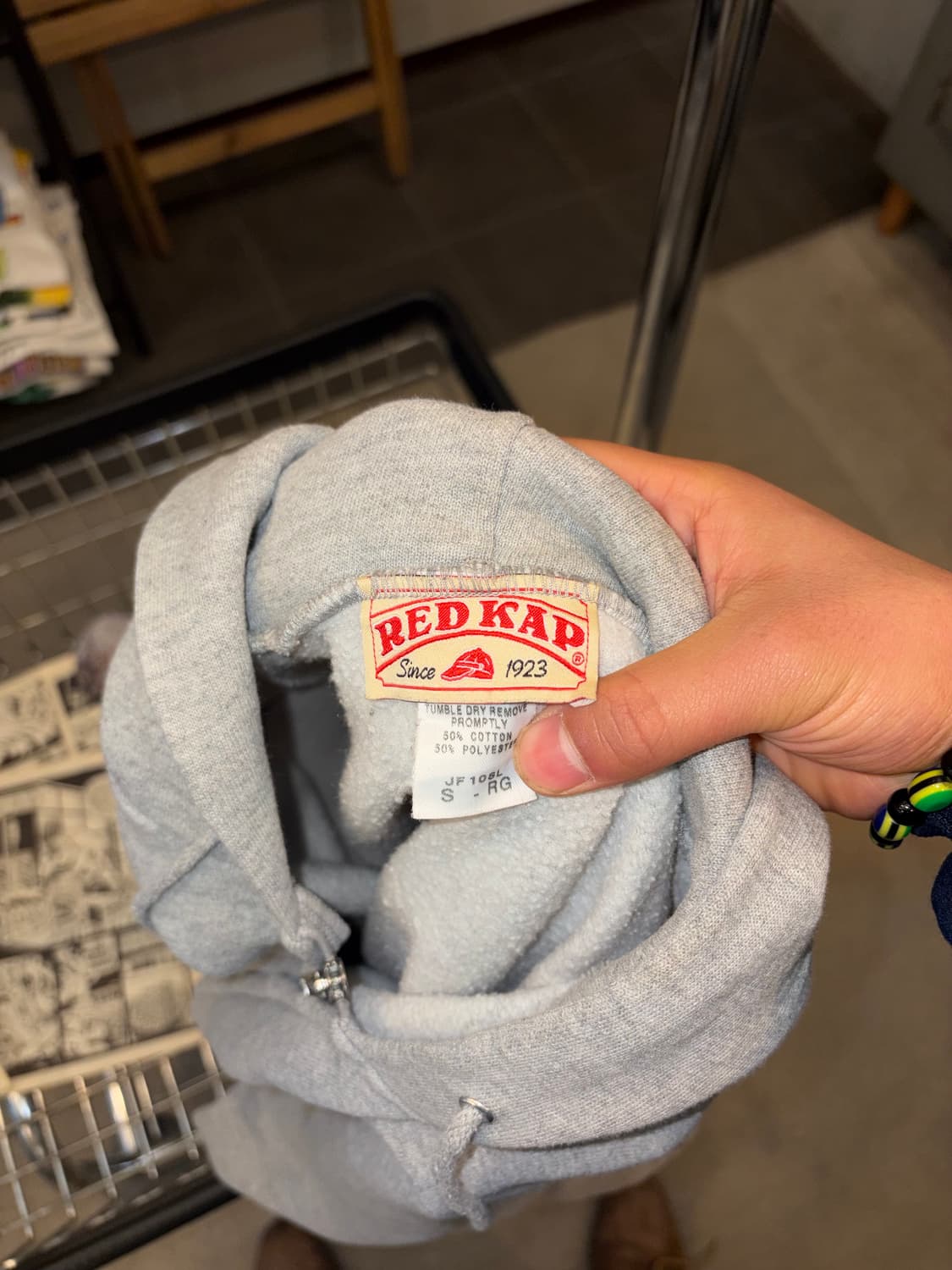 90‘s Red Kap American plain hood zip-up 상품이미지10