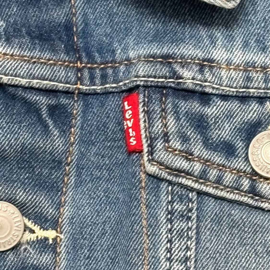LEVI'S 데님 조끼 베스트 L 상품이미지2