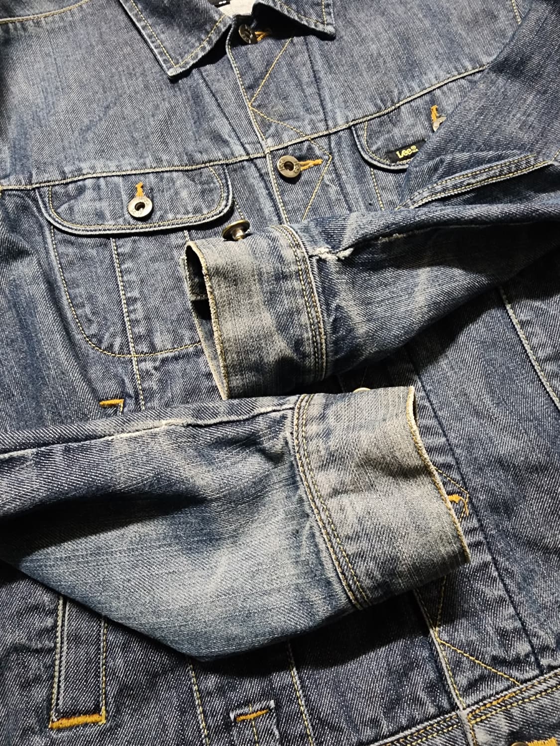 빈티지 90's Lee 데님 트러커 자켓 상품이미지10