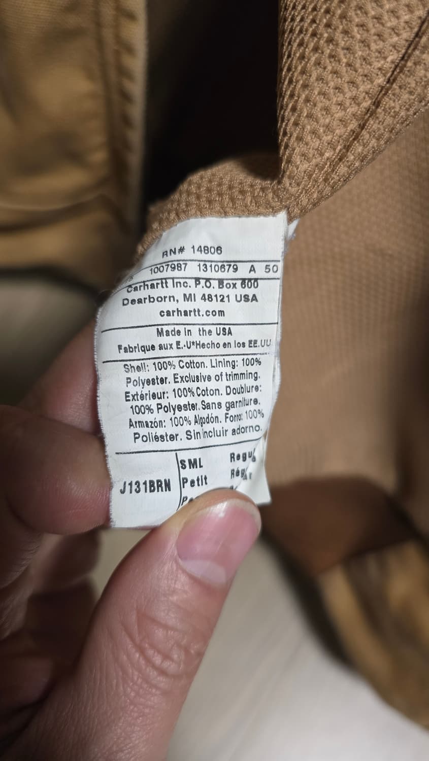 칼하트 액티브 후드 자켓 j131 상품이미지4