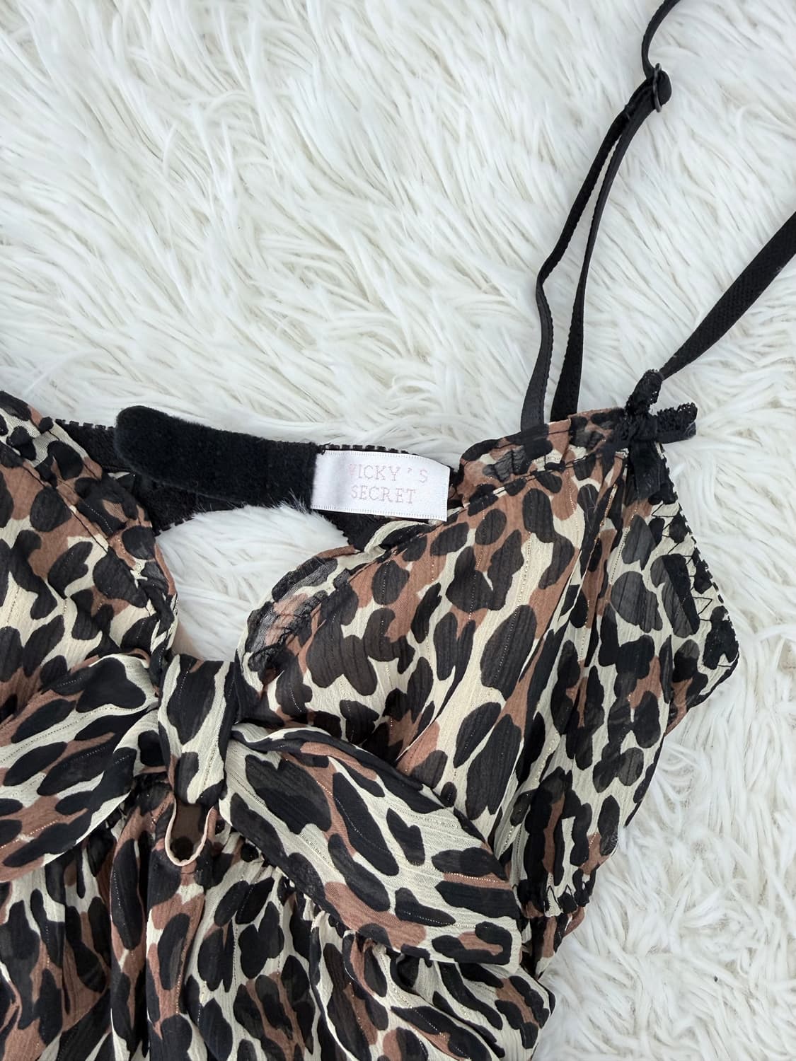 레오파드 쉬폰 슬립원피스 상품이미지4