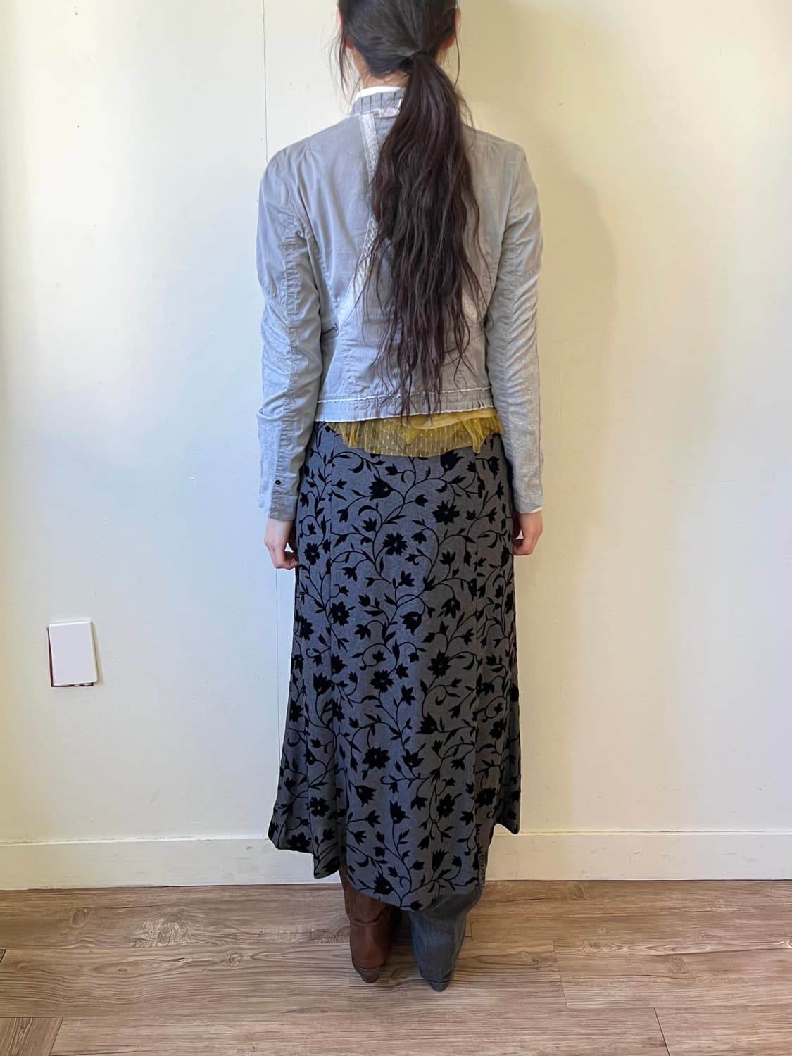 MARC CAIN 백리본 그레이 크롭 자켓 상품이미지10