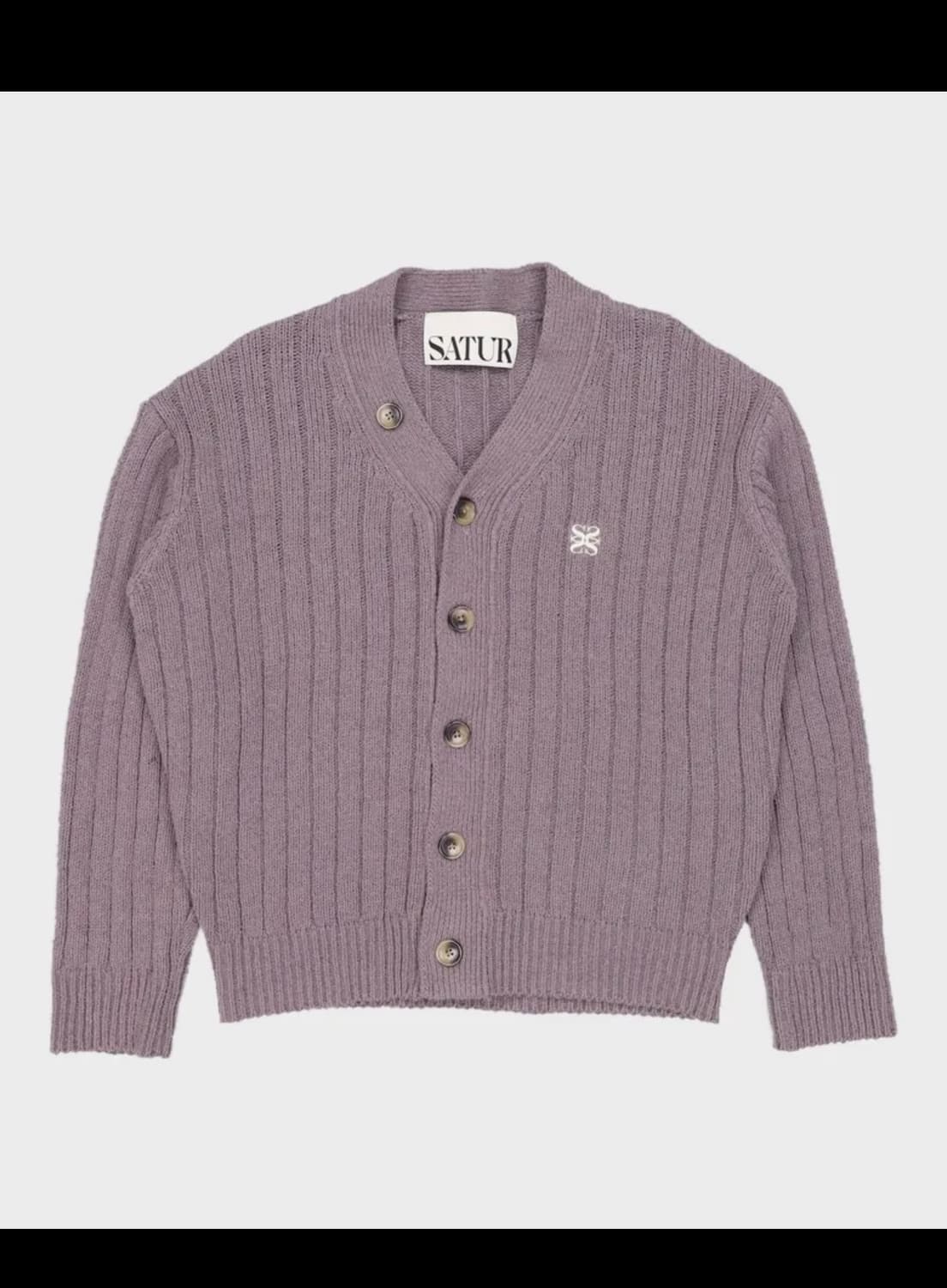 세터 부클 가디건 빈티지 퍼플 상품이미지2