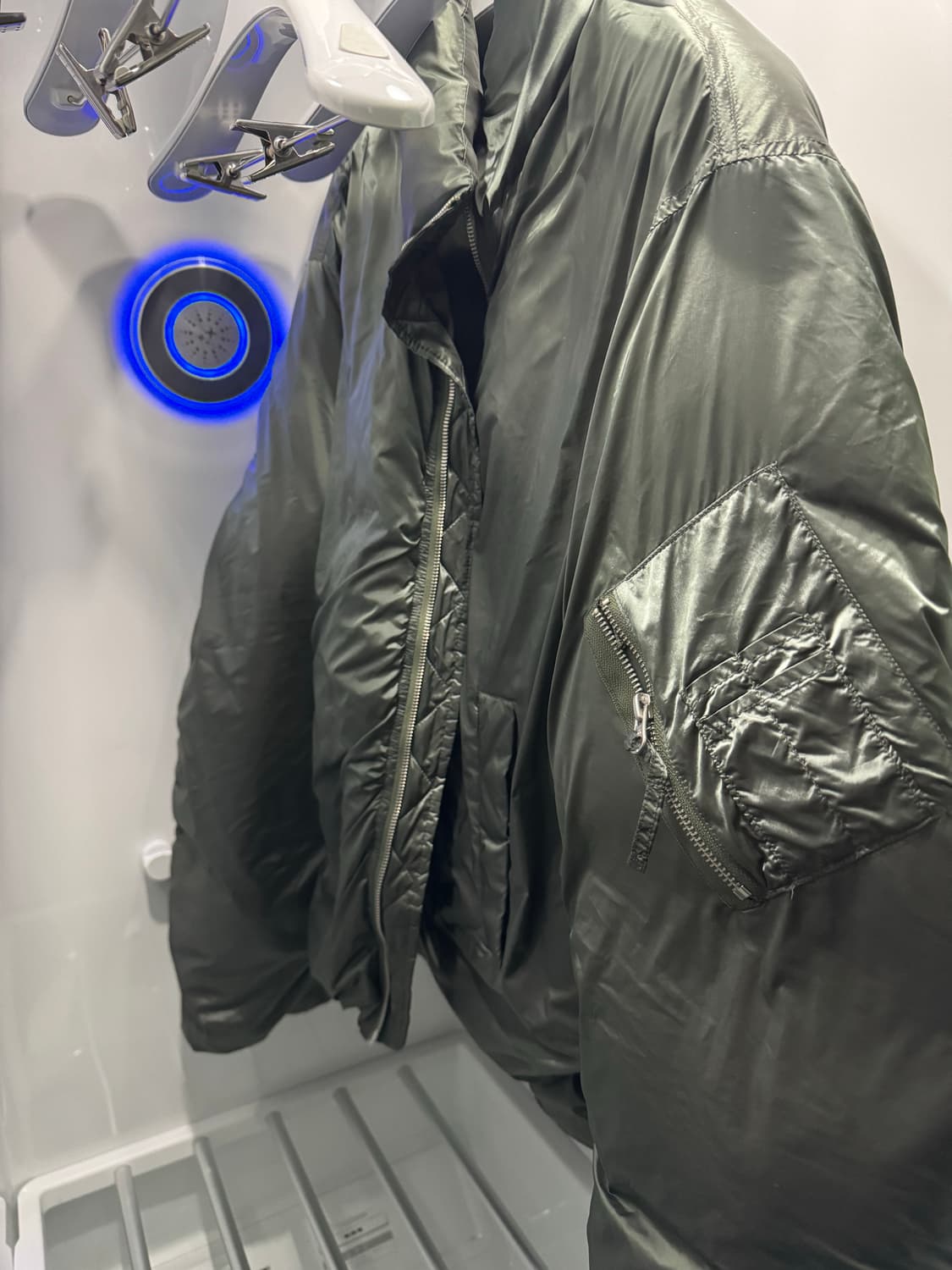 어널러코드 항공 패딩 점퍼 (카키) - L 상품이미지1