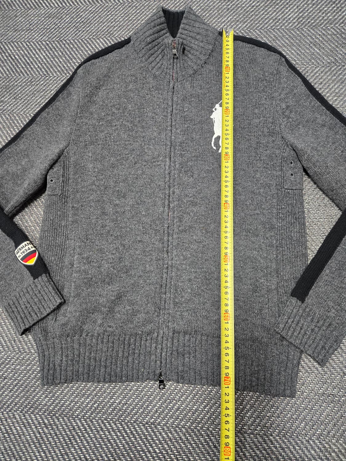 폴로랄프로렌 그레이 집업 니트 가디건 상품이미지8