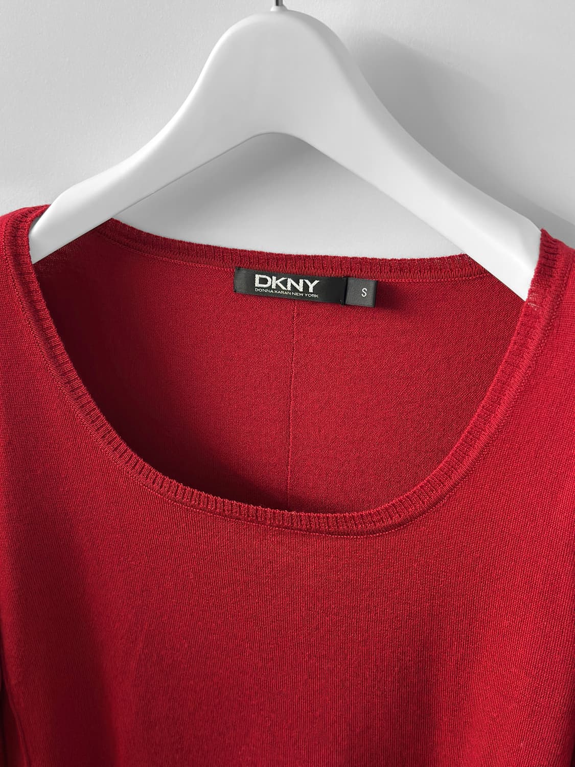 빈티지 DKNY 딥 유넥 울 니트 상품이미지6