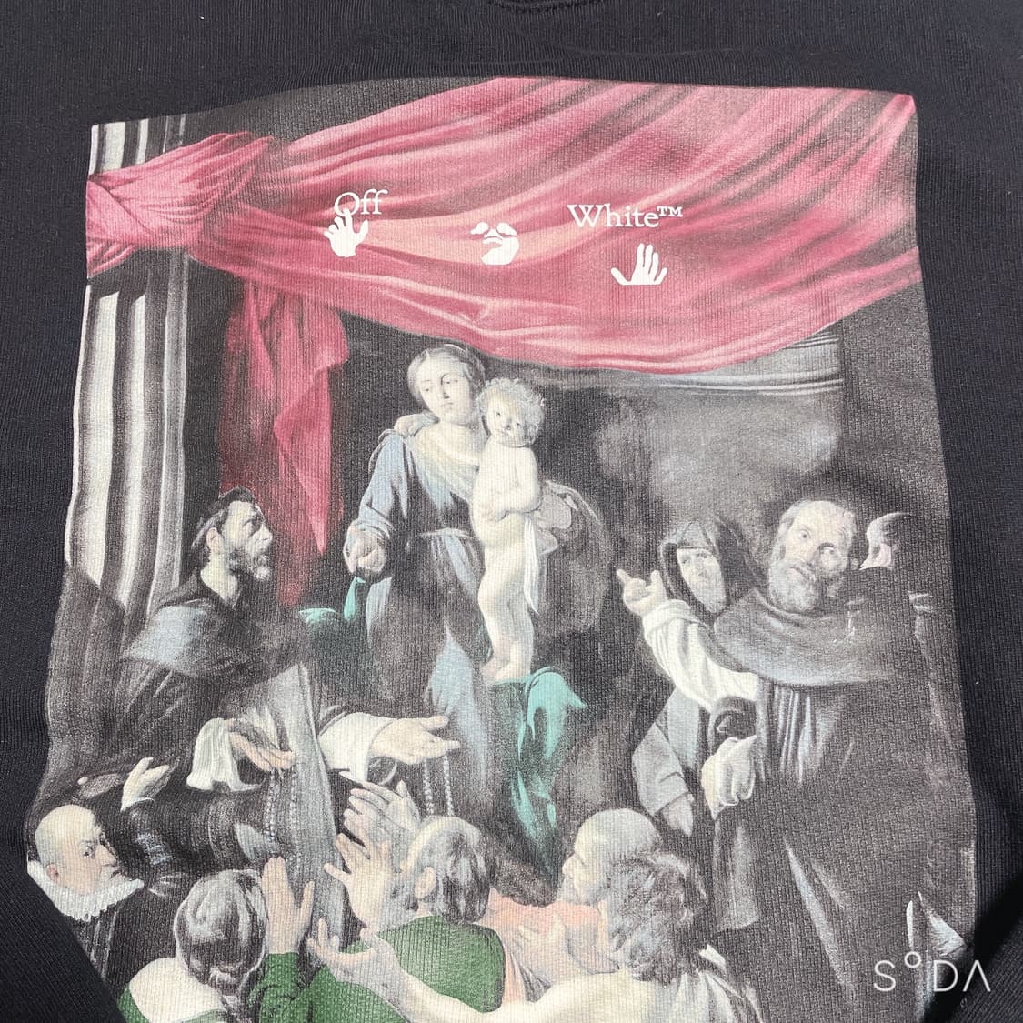 OFF-WHITE 오프화이트 블랙 명화 맨투맨 M 상품이미지3