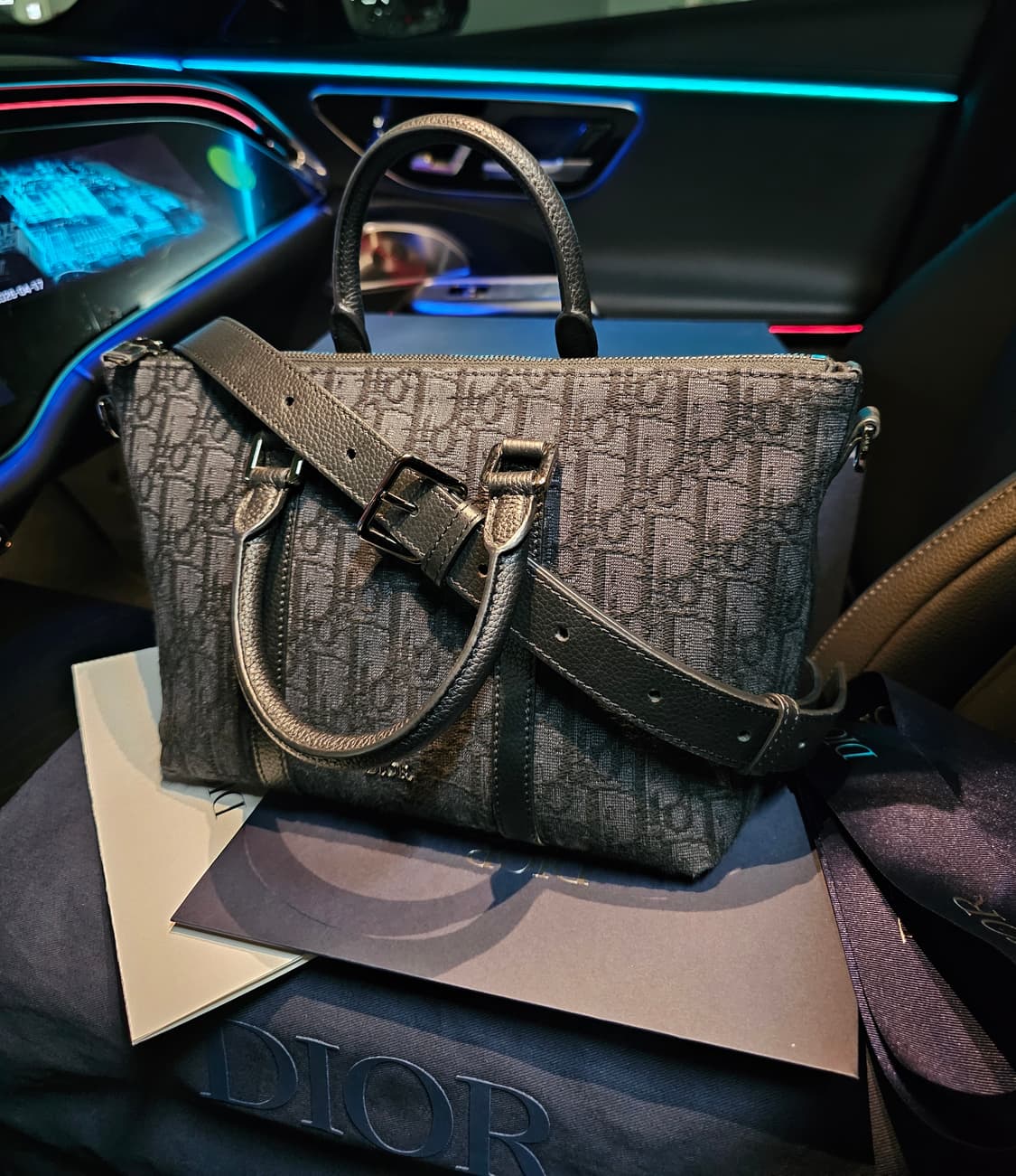 디올 오블리크 위켄더25 키폴 토트 크로스백 상품이미지2