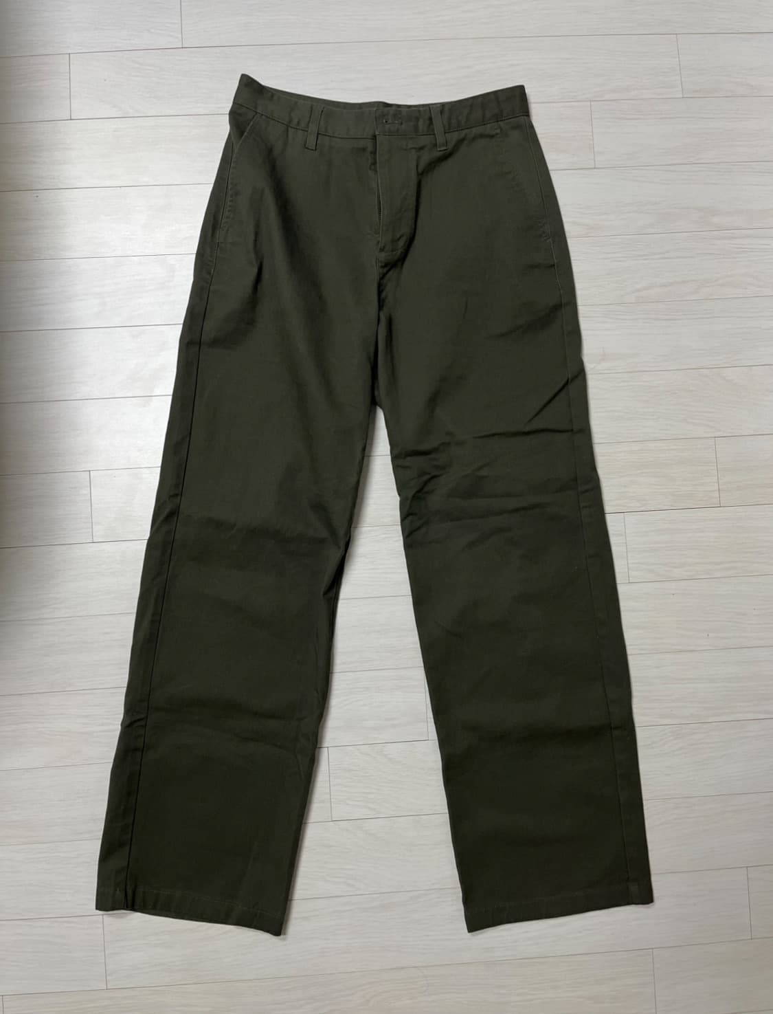 무신사 와이드 치노팬츠 29 [카키] 상품이미지1