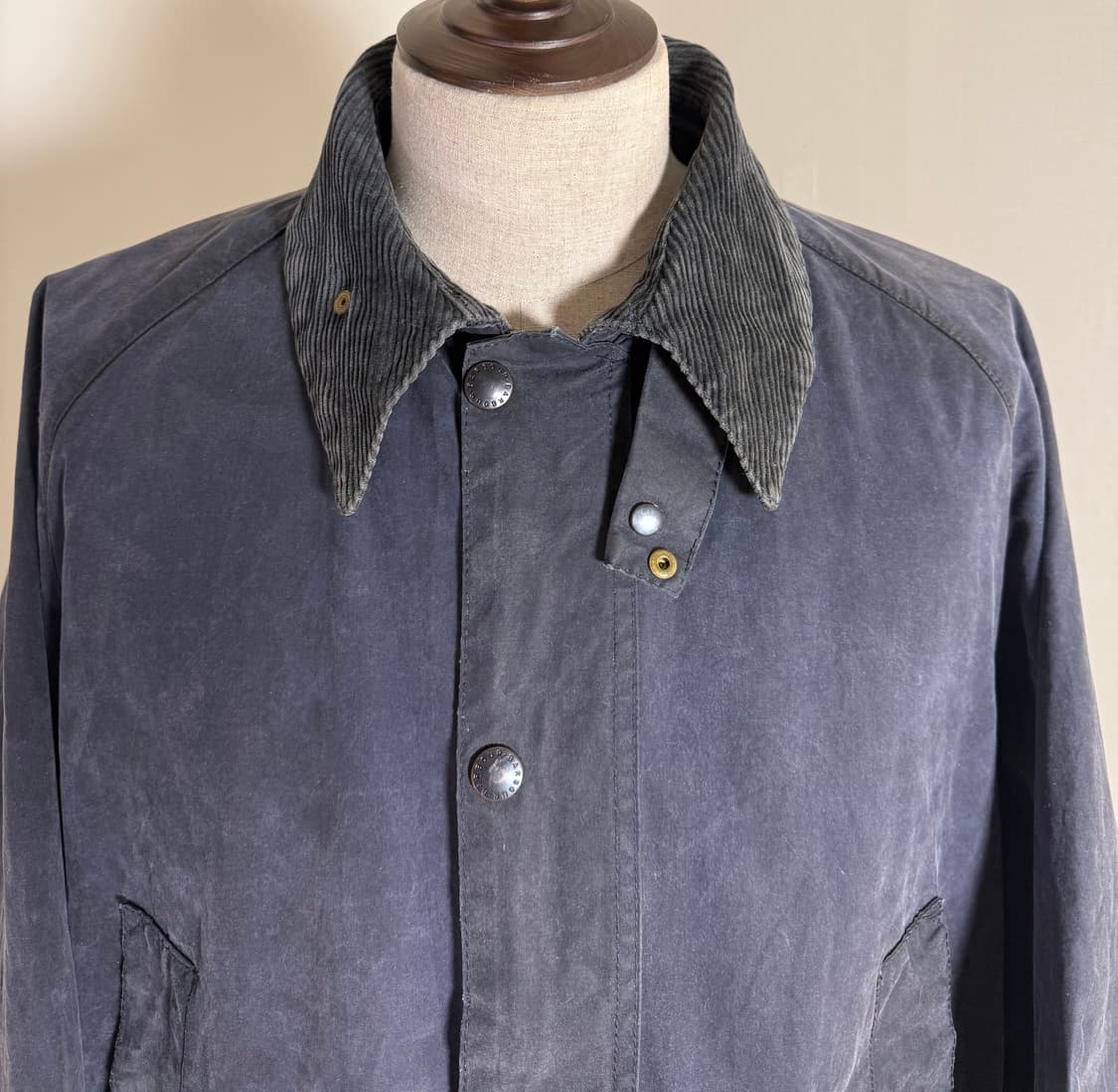 Barbour Bedale 왁스 자켓 네이비 C40 Made in Eng 상품이미지1