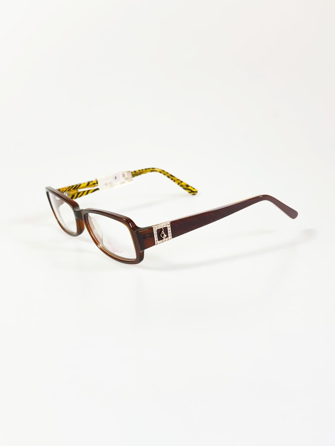 BABY PHAT 브라운 뿔테 스퀘어 프레임 빈티지 안경 상품이미지3