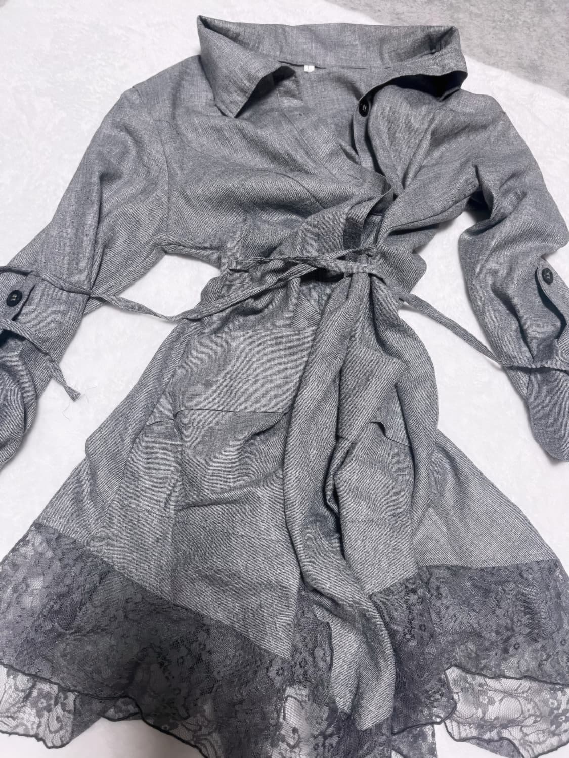 lace shirt dress 상품이미지5