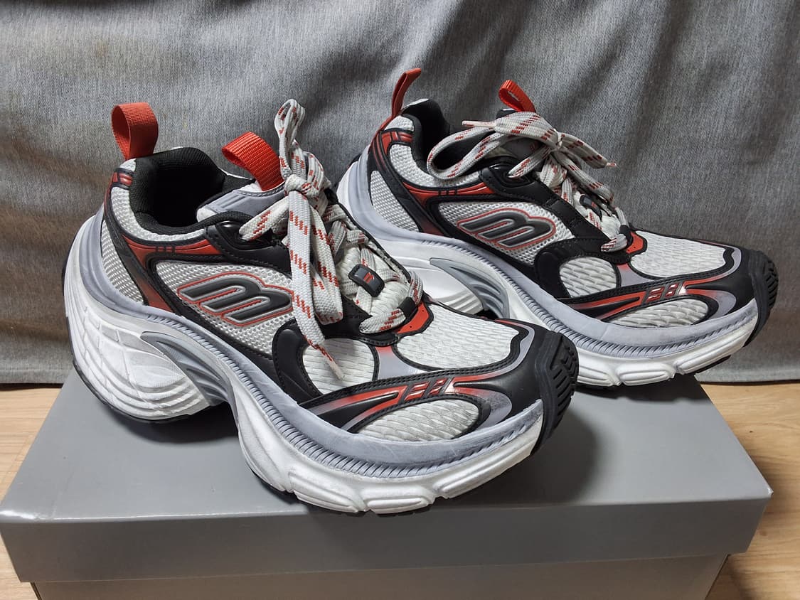 [새상품급] 발렌시아가 10xl 스니커즈 레드 40 상품이미지2