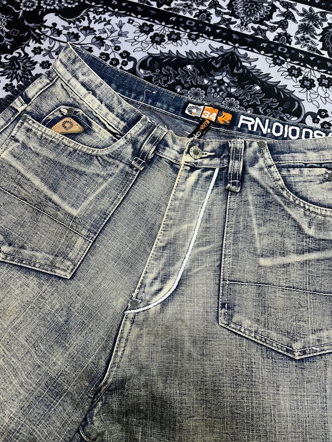 90‘s AKDMKS 아카데믹스 버뮤다 데님팬츠 34 상품이미지3