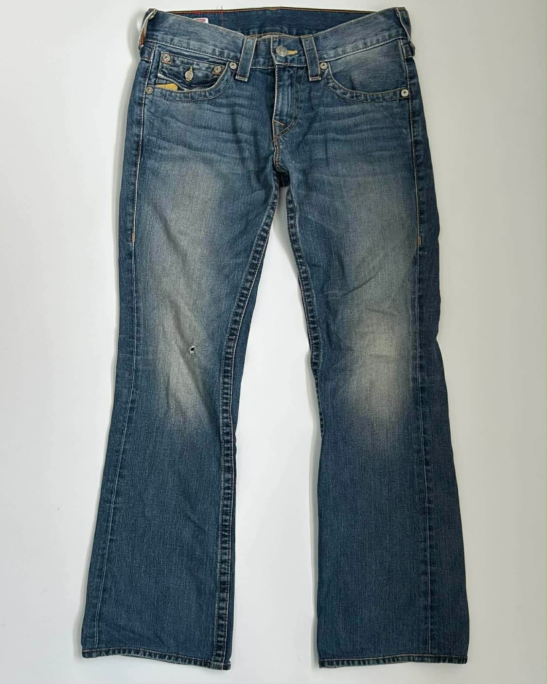 [30] 트루릴리젼 U스티치 플레어진 데님 부츠컷 팬츠 상품이미지1