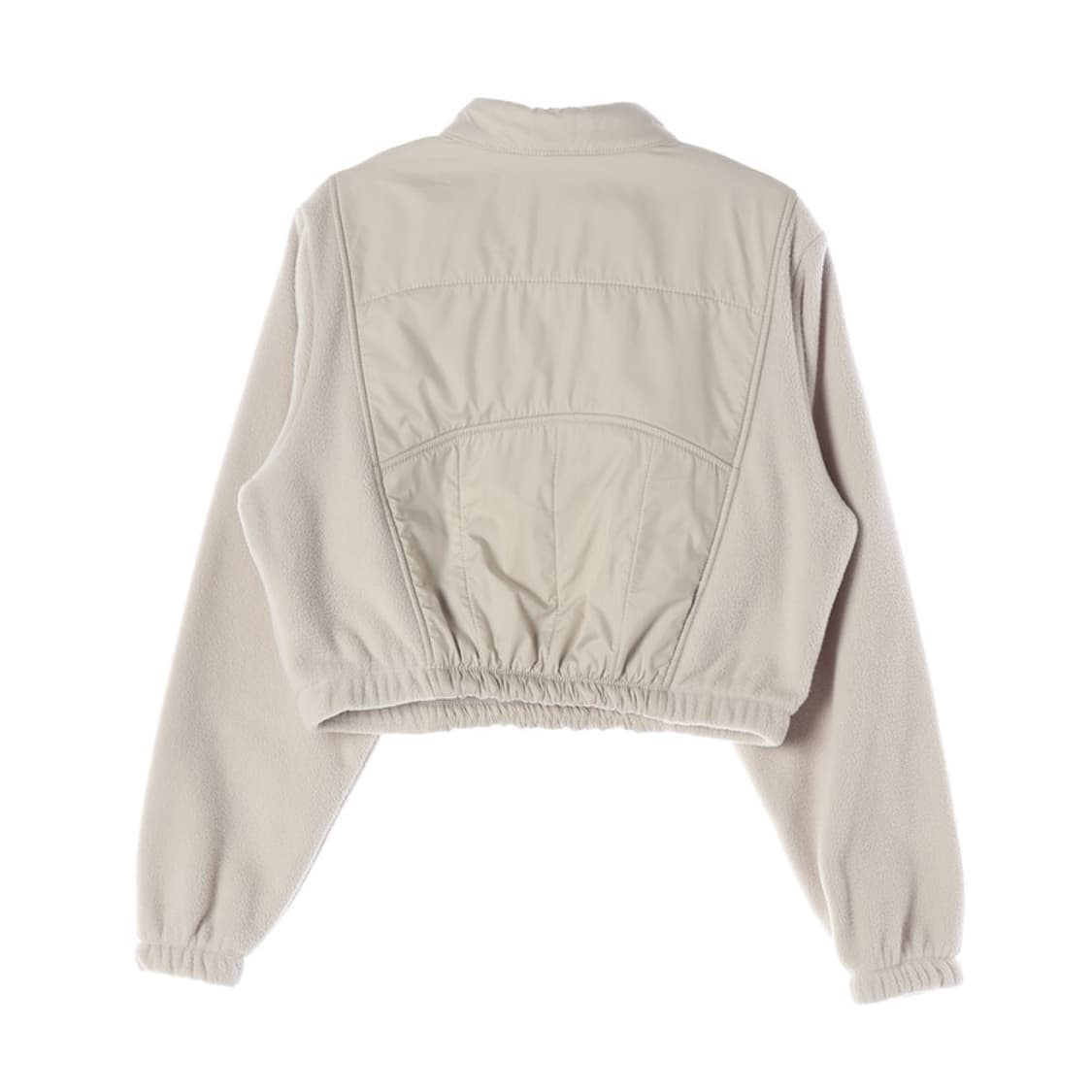 나이키 스우시 퀼팅 믹스 하프 집업 플리스 크롭 자켓 S 상품이미지2