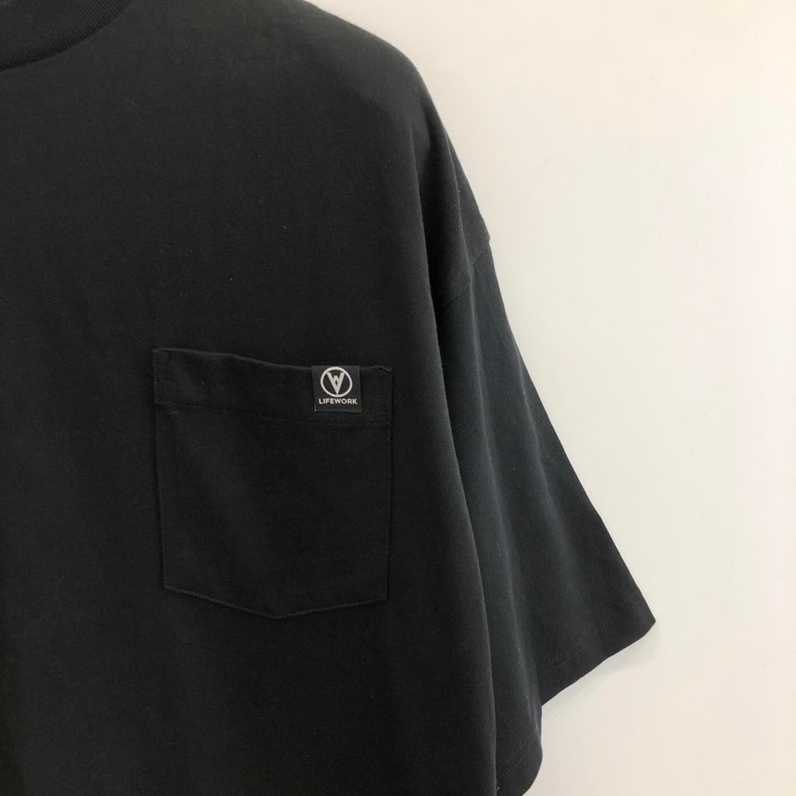 라이프워크 블랙 오버반팔 M 상품이미지3