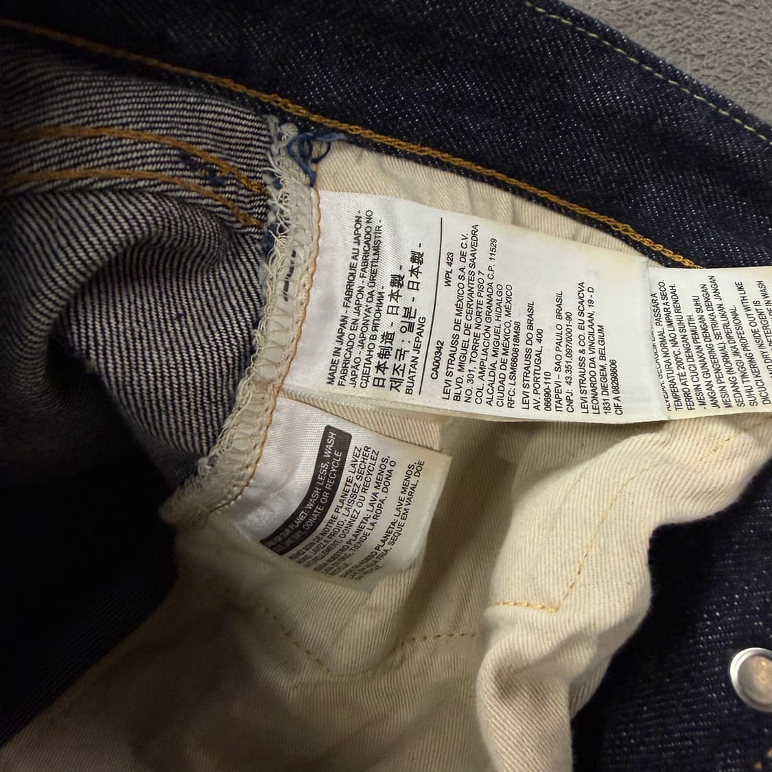 [정품/30X34] 리바이스 501XX 레드라인 셀비지 데님팬츠 상품이미지6