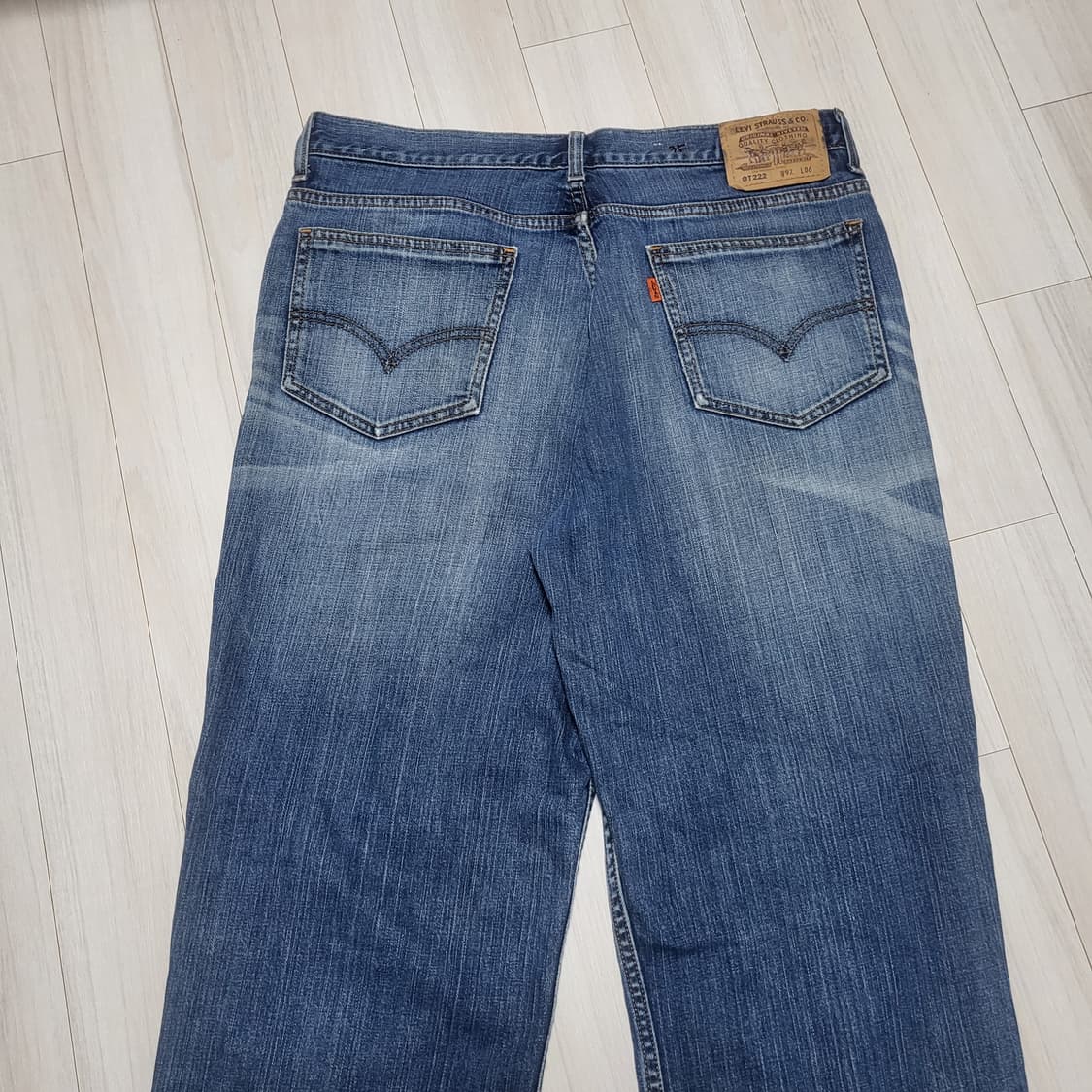(34) 리바이스 오렌지탭 와이드 데님팬츠 levis 리바이스 청바지 상품이미지7