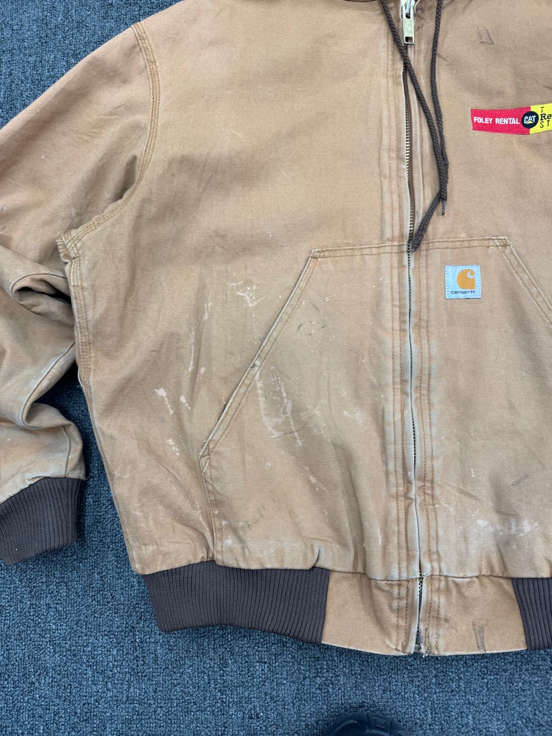 OS)칼하트 빈티지 패치 커스텀 엑티브 자켓 상품이미지4